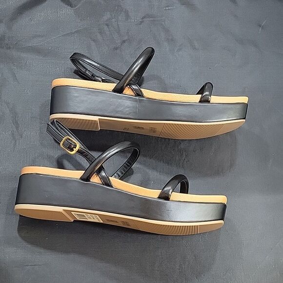 BRAND NEW CHINESE LAUNDRY SARTI DOUBLE ANKLE STRAP PLATFORM WEDGES SANDAL - Picture 10 of 16